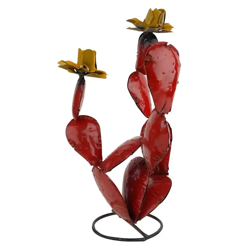

Metal Cactus Cactus Antique Sculpture Rustic Art Decorative Sculpture for Yard Home Garden Patio Indoor or Outdoor Use
