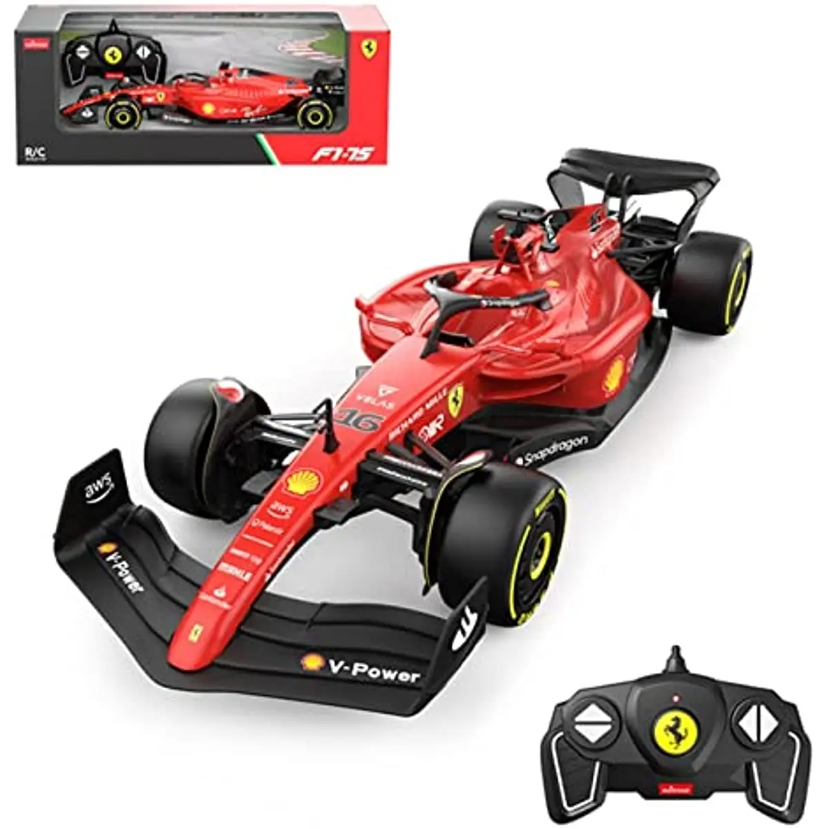 2022 Charles Leclerc Remote Control F1 Racing Car 1:12 Formula One Dynamic Die Cast 1/18 Alloy Collectible Car Model Gifts enlarge