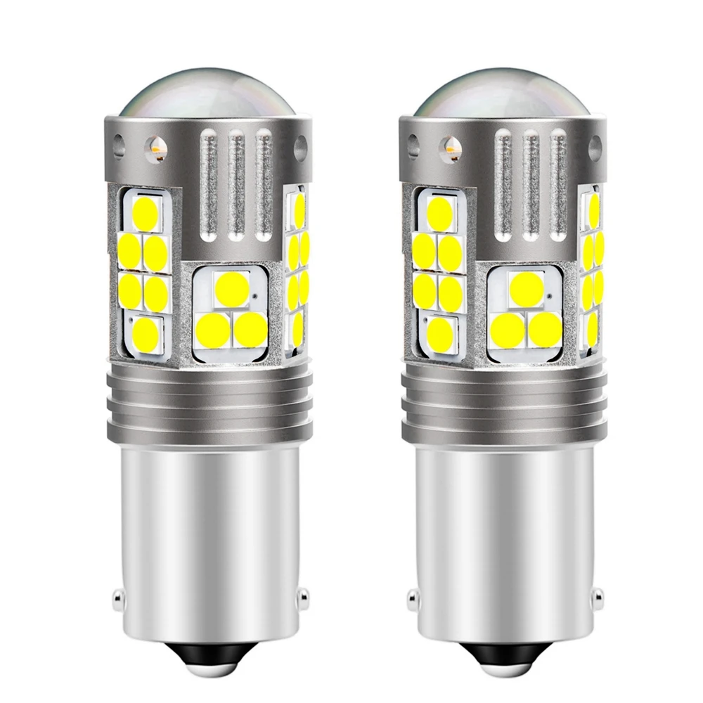 

2 шт., новые светодиодсветодиодный лампы 1156 BA15S 7506 P21W Super Helle