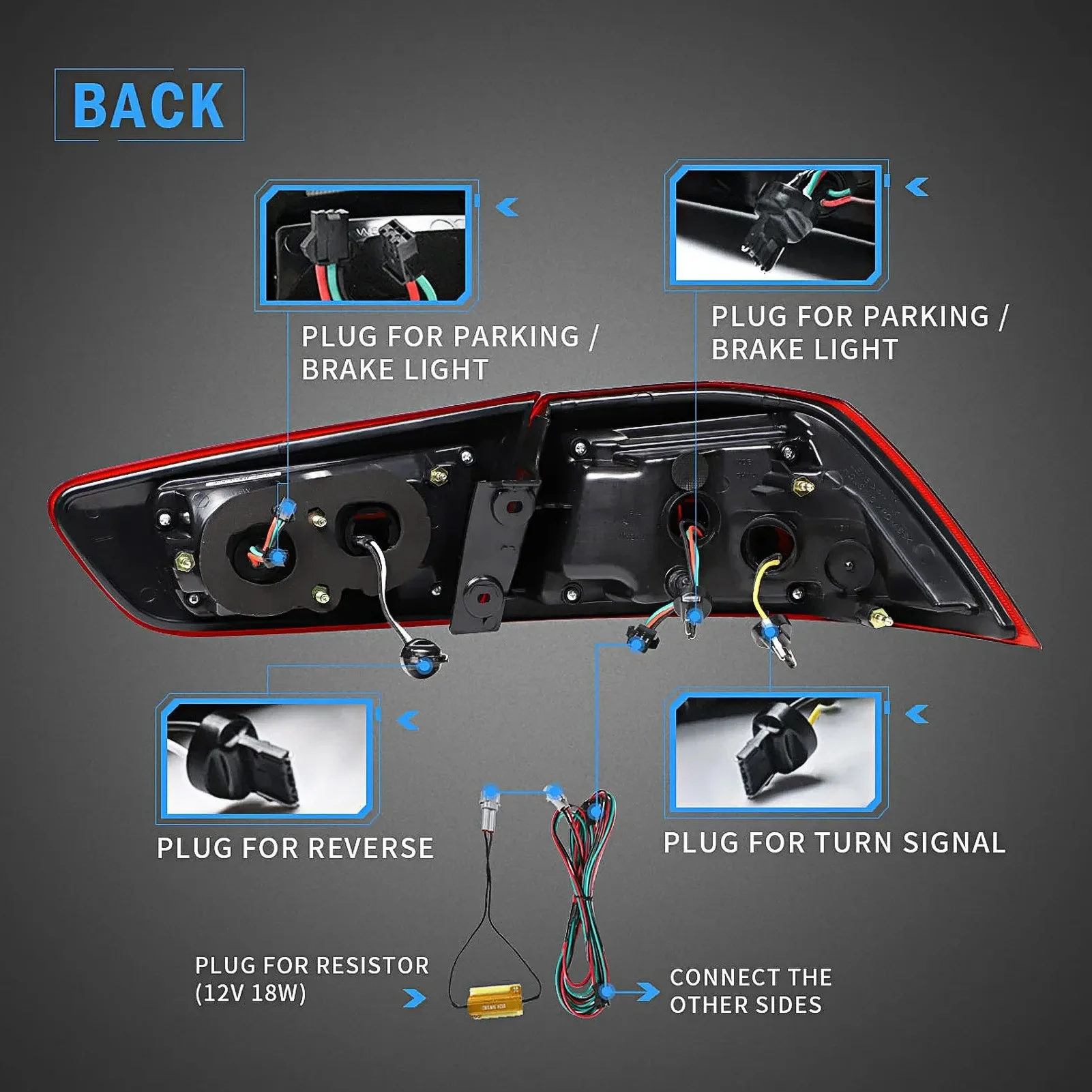 1 пара задние светодиодные лампы для Mitsubishi Lancer/Evo X 2008 2009 2010 2011 2012-2017