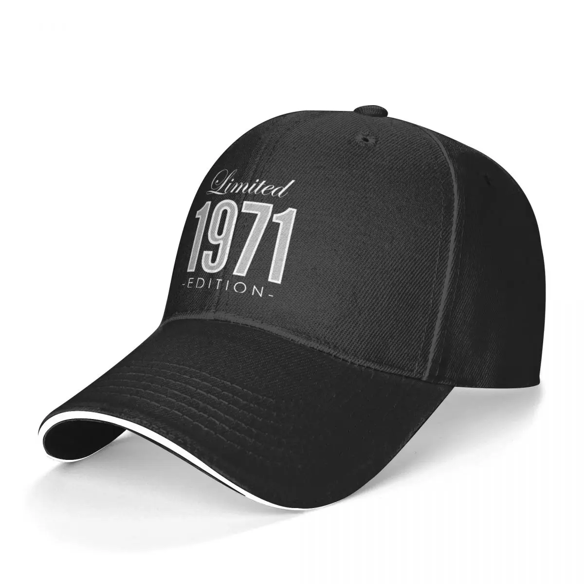1971 Limited Edition Birthday Baseball Cap Meaning	 University Hip Hop Hats High Quality Men Street Style Custom Baseball Caps