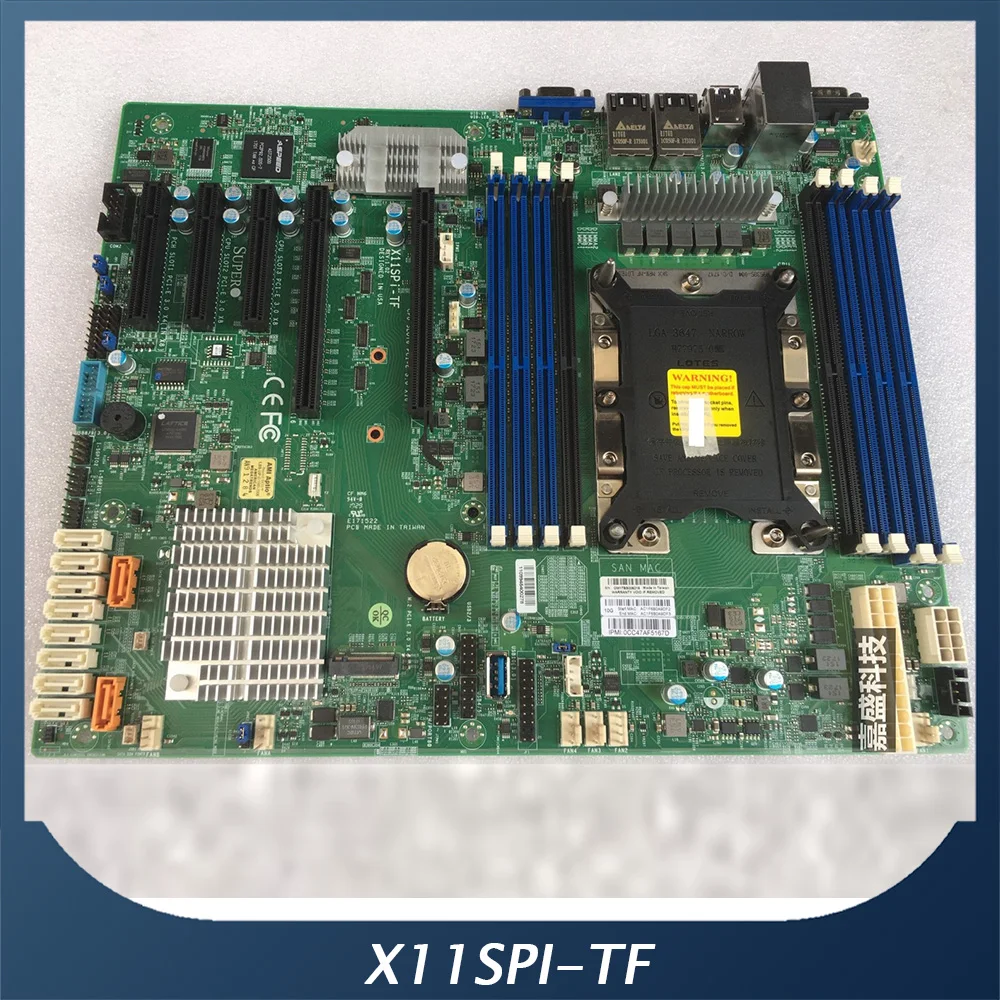 Original Server Motherboard For Dell For X11SPi-TF LGA 3647 C622 M.2 205W Fully Tested Good Quality Original Server Motherboard For Dell For X11SPi-TF LGA 3647 C622 M.2 205W Fully Tested Good Quality