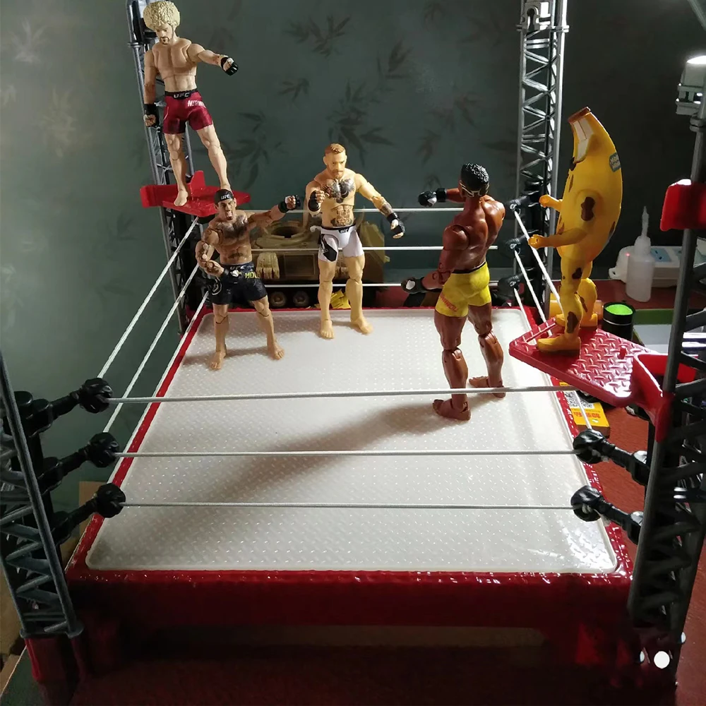 Фото WWE/AEW/Ultimate Fighting MIX и MATCH для колец, кольца для бойцов/без фигурок Actian, фигурки персонажей/ №2