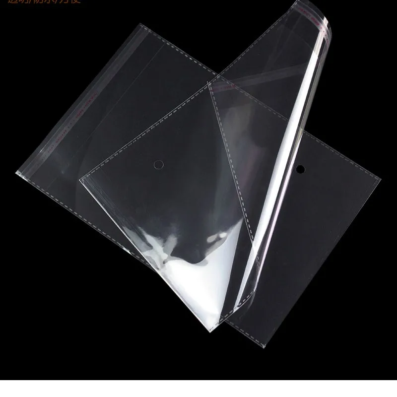 

100pcs/lot 25x31cm+4cm Clear Opp Self Adhesive Packaging Bags For Magazines, Newspapers, Photos, Cds, Bread, Popcorn, Nuts