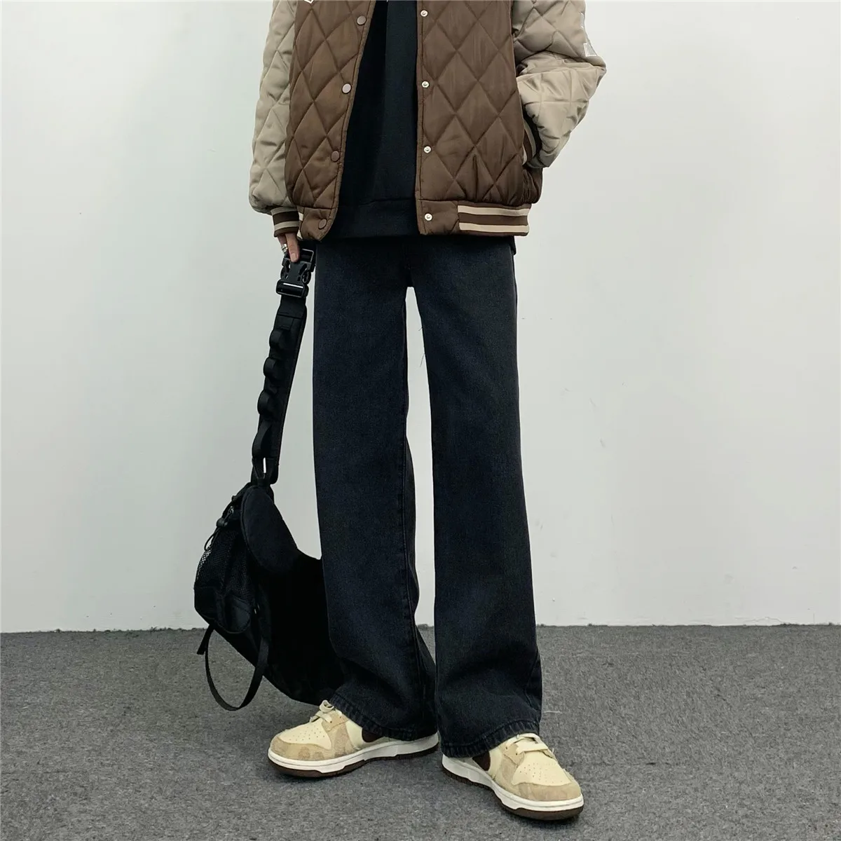 JEAN MAN Hip Hop Retro Japanese Trend Straight Pants Women's Jeans High Street Jeans Men's Loose Jeans Street Pants Y2k Pants