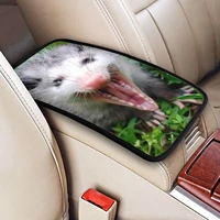 possum hissing car center console armrest cover pad seat armrest box protector universal car trim suitable for most ve