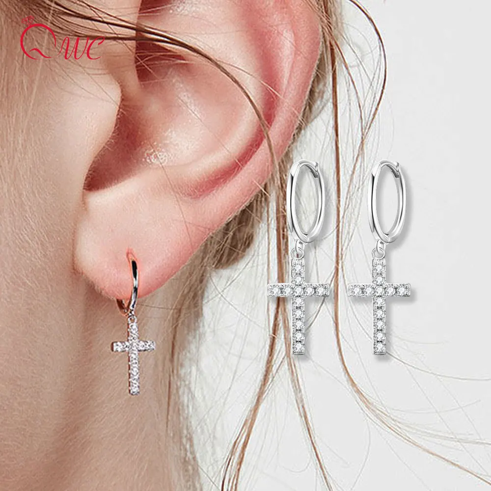 

Женские серьги-подвески из серебра 925 пробы, с фианитом