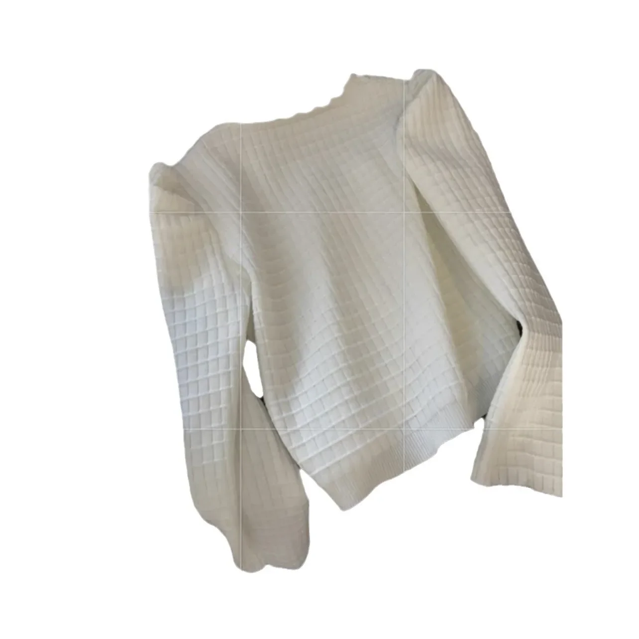 Осенние новые нишевые элегантные цветные оборки во французском стиле с круглым