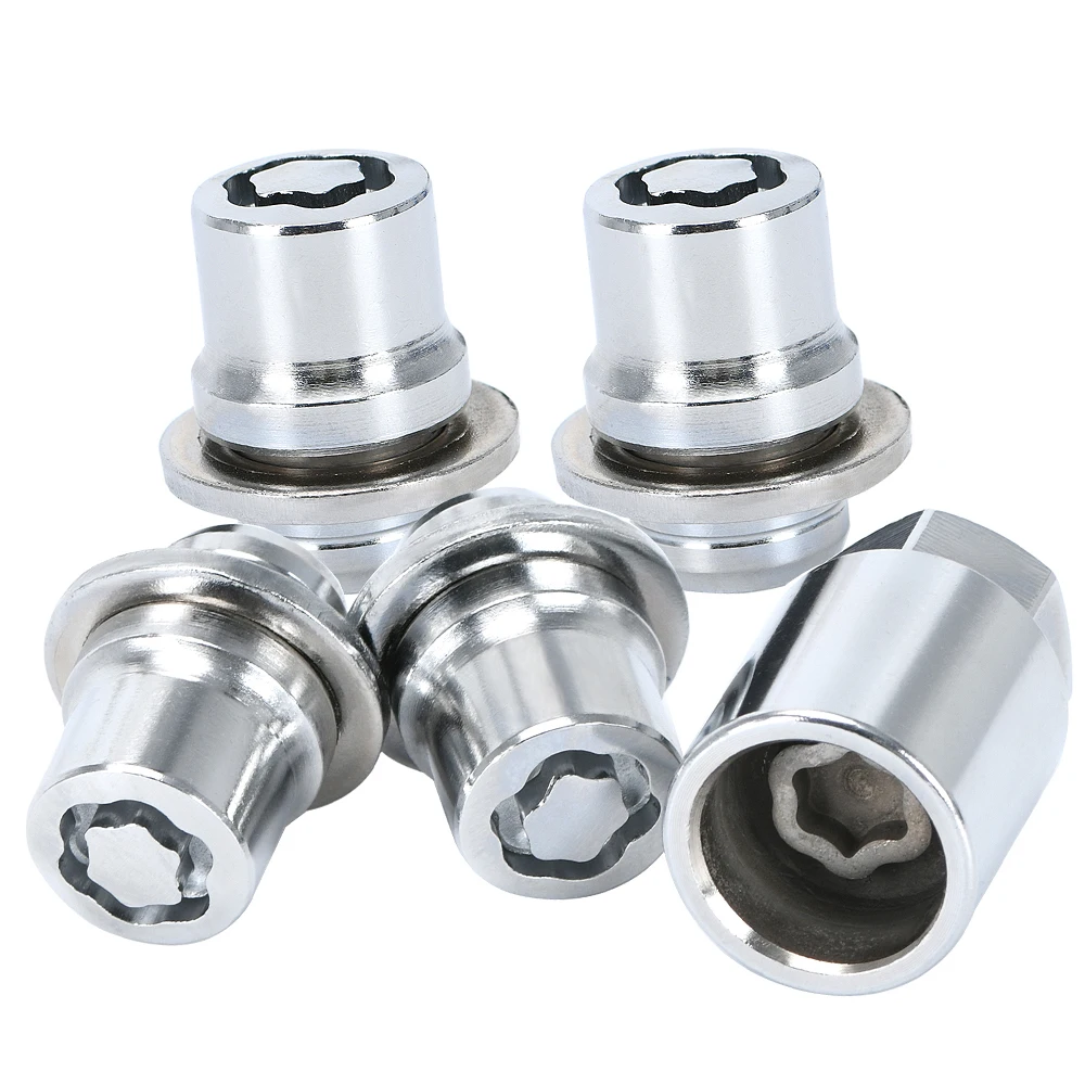 

4 гайки + 1 ключ, противоугонный комплект стопорных гаек для колес высотой 33 мм M12 x 1,5 для Toyota Lexus 01-23 00276-00900 0027600900 ПТ 27648100