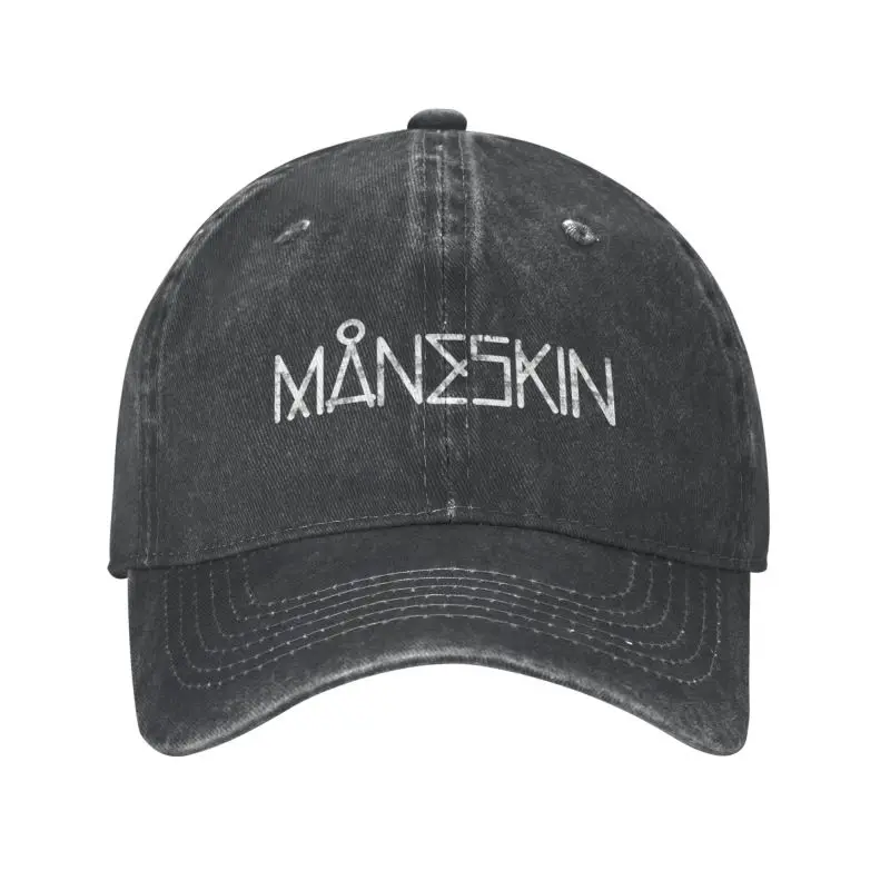 Индивидуальная хлопковая бейсболка Maneskin в итальянском стиле рок-ролл для женщин и мужчин, регулируемая бейсболка в уличном стиле