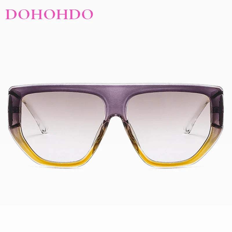 DOHOHDO новые Ins популярные квадратные солнцезащитные очки женские ретро панк