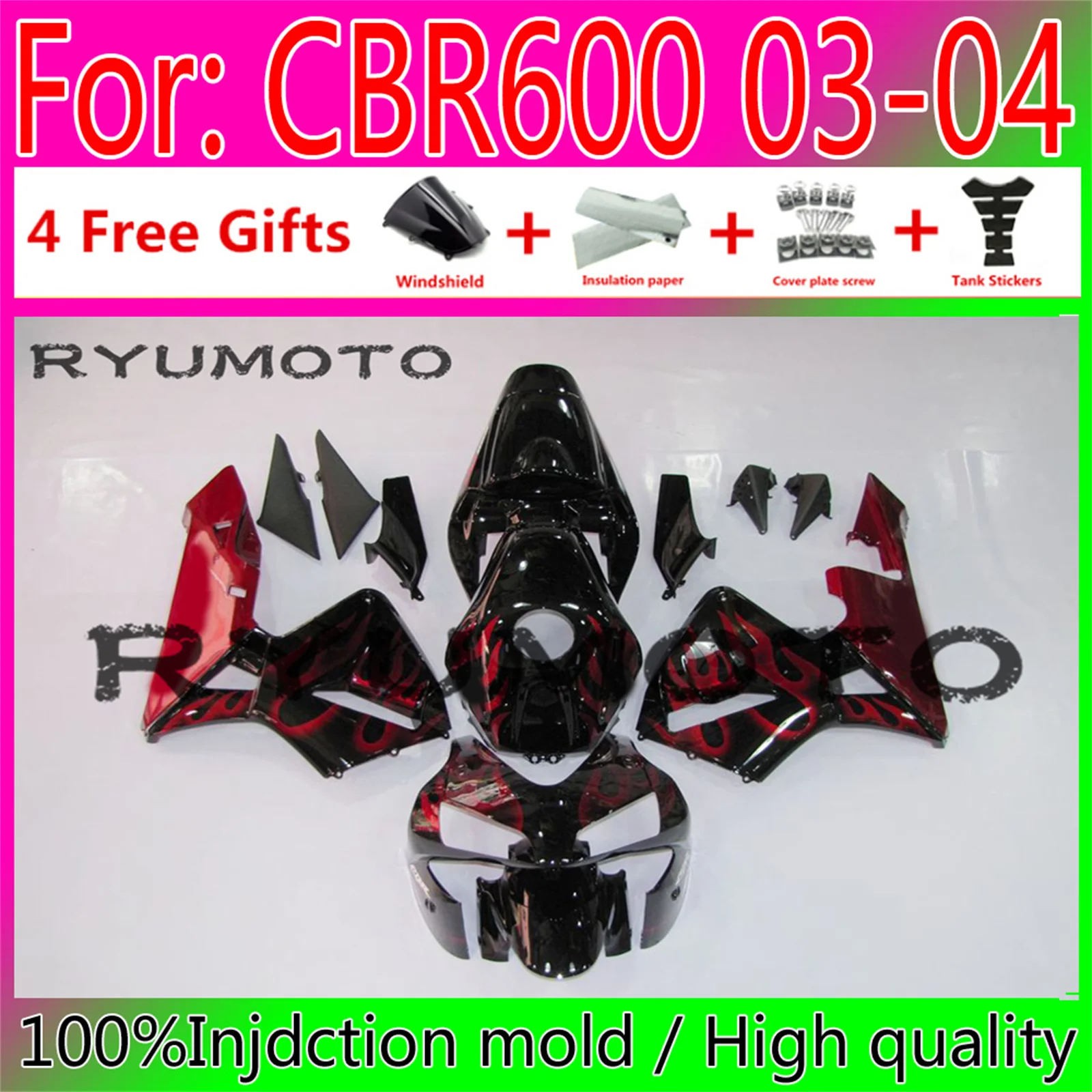 

Обтекатели для мотоцикла HONDA CBR600RR F5 2003 2004 CBR600 CBR 600RR 03 04