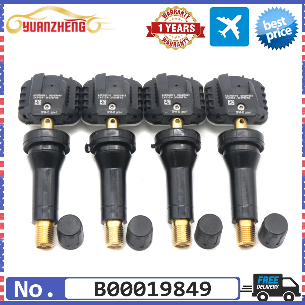 Автомобильный датчик давления в шинах TPMS B00019849 для Beijing BAIC BJ40 Plus BJ60 BJ80 433 МГц 2018 2019