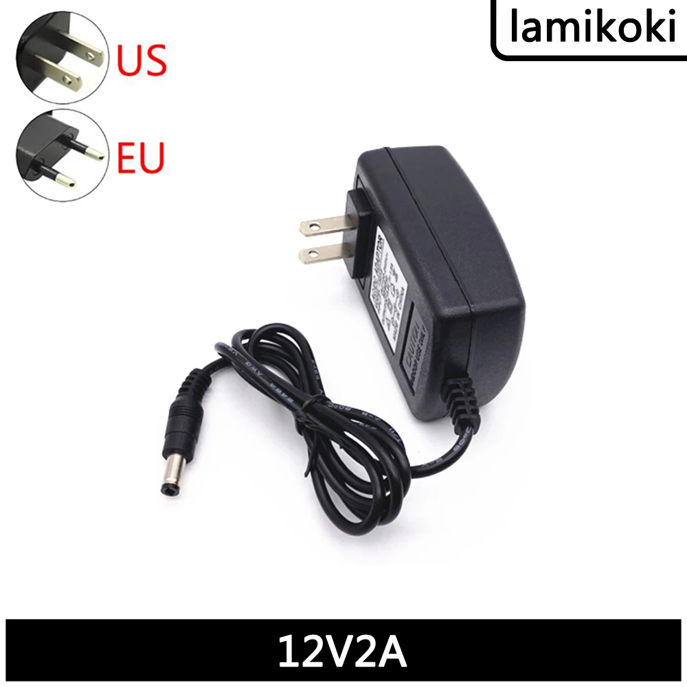 

Household 220V To 12V Converter Power Adapter 2A Transformer Power Plug Charging Cable Cushion Massage