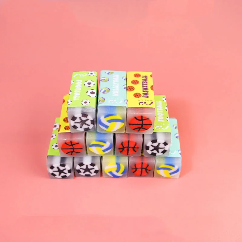 3 шт. Lytwtw's милый кавайный креативный спортивный ластик в виде шара школьные