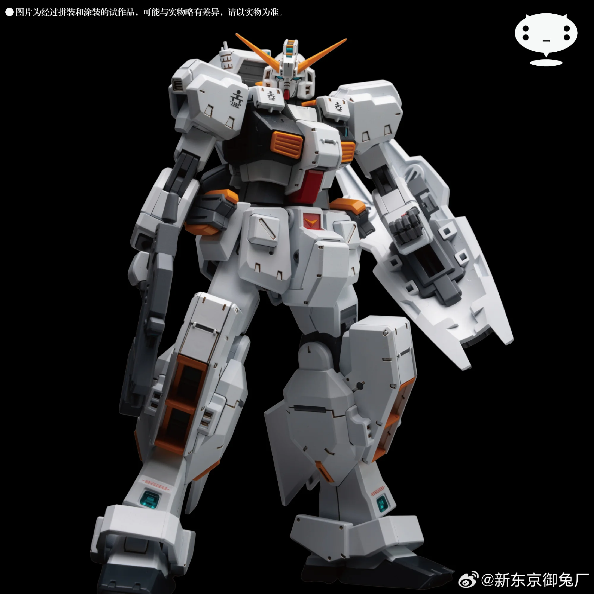 Фото Сборная модель меха Tokyo Rabbit Factory Rabbit Reboot Series AOZ TR-1 Hazel Custom HG 1/144, аниме-робот, пластиковая модель, игрушка №2