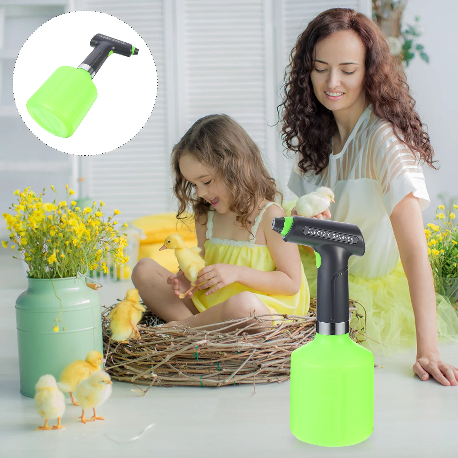 

Electric Sprayer Gardening Bottle Watering Pot Flower Can Container Bottles Mist