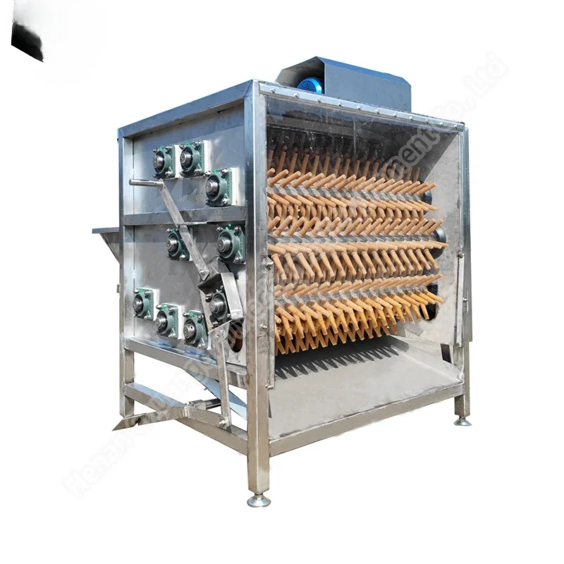 Машина для извлечения курицы и скорлупы разбивания птицы. Большая машина курицы.