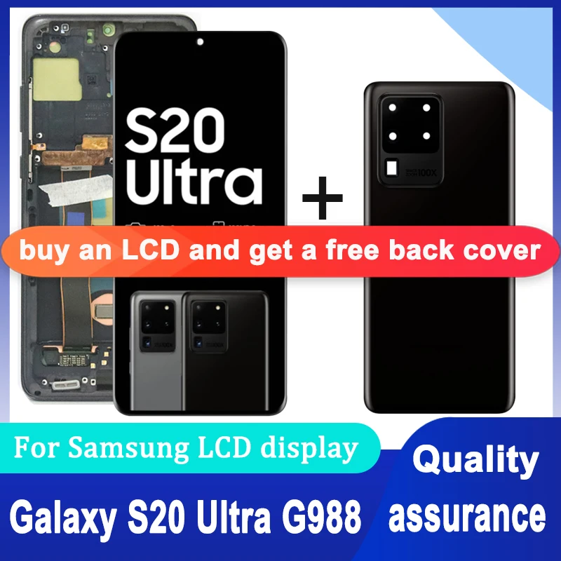 6 9 &quotоригинальный динамический AMOLED для Samsung Galaxy S20 Ultra SM-G988 LCD сенсорный экран