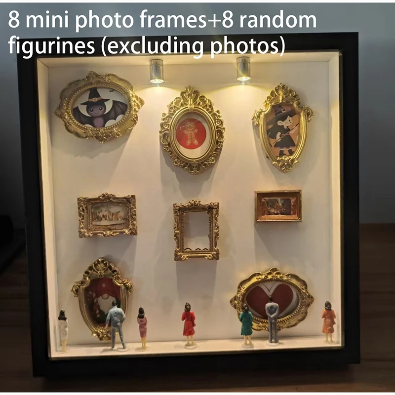 

DIY мини-музей силуэтная коробка креативный комплект для демонстрации памяти креативный фотоальбом на годовщину уникальная романтическая идея подарка ﻿