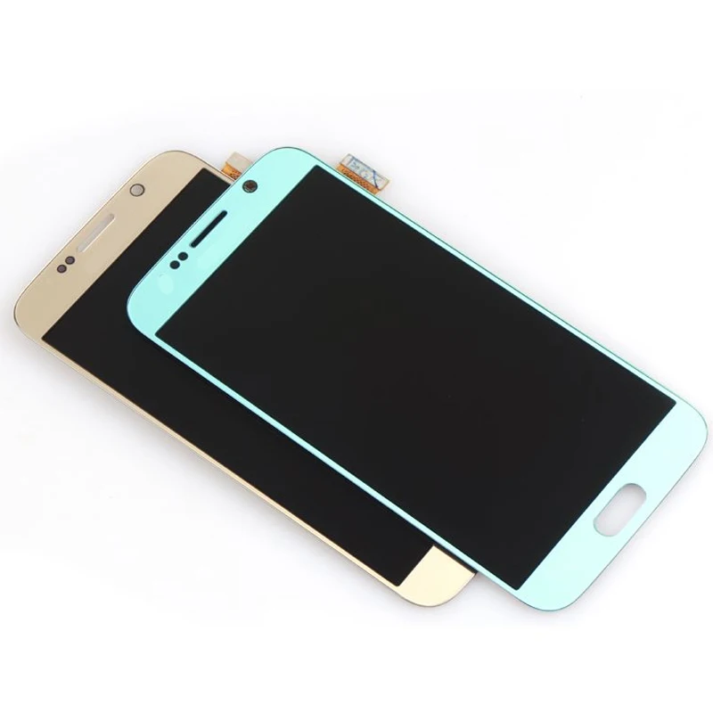 ЖК-дисплей 5 1 ''Super Amoled для SAMSUNG Galaxy S6 G920 G920F сенсорный экран с дигитайзером в