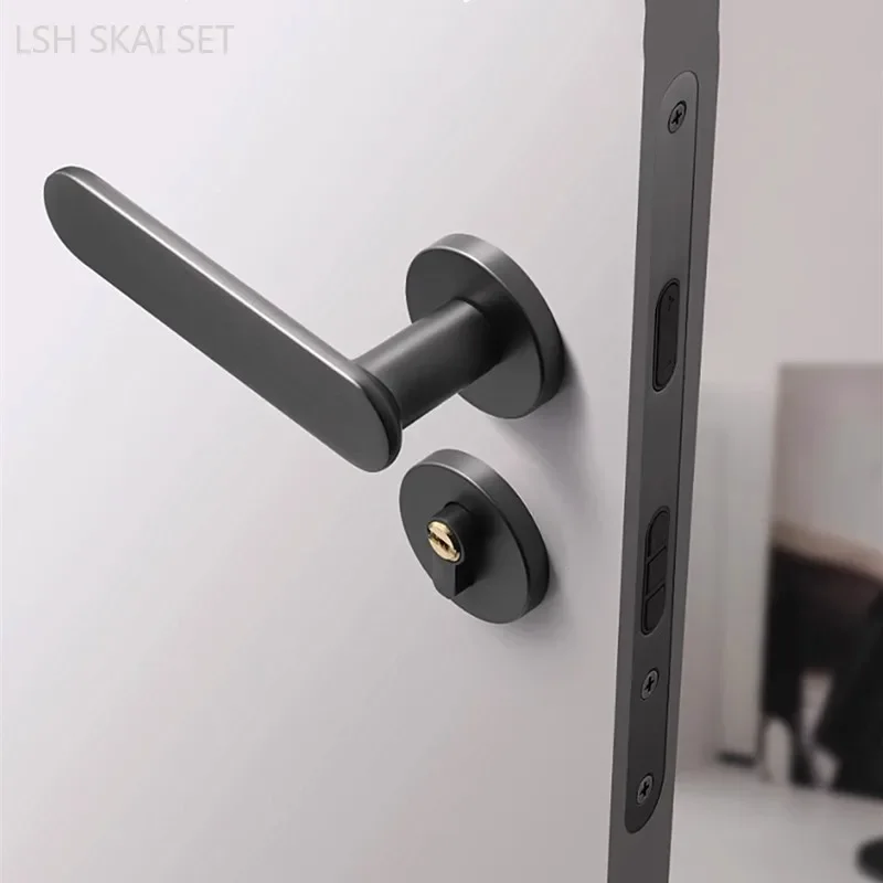 Современный бесшумный дверной замок из цинкового сплава