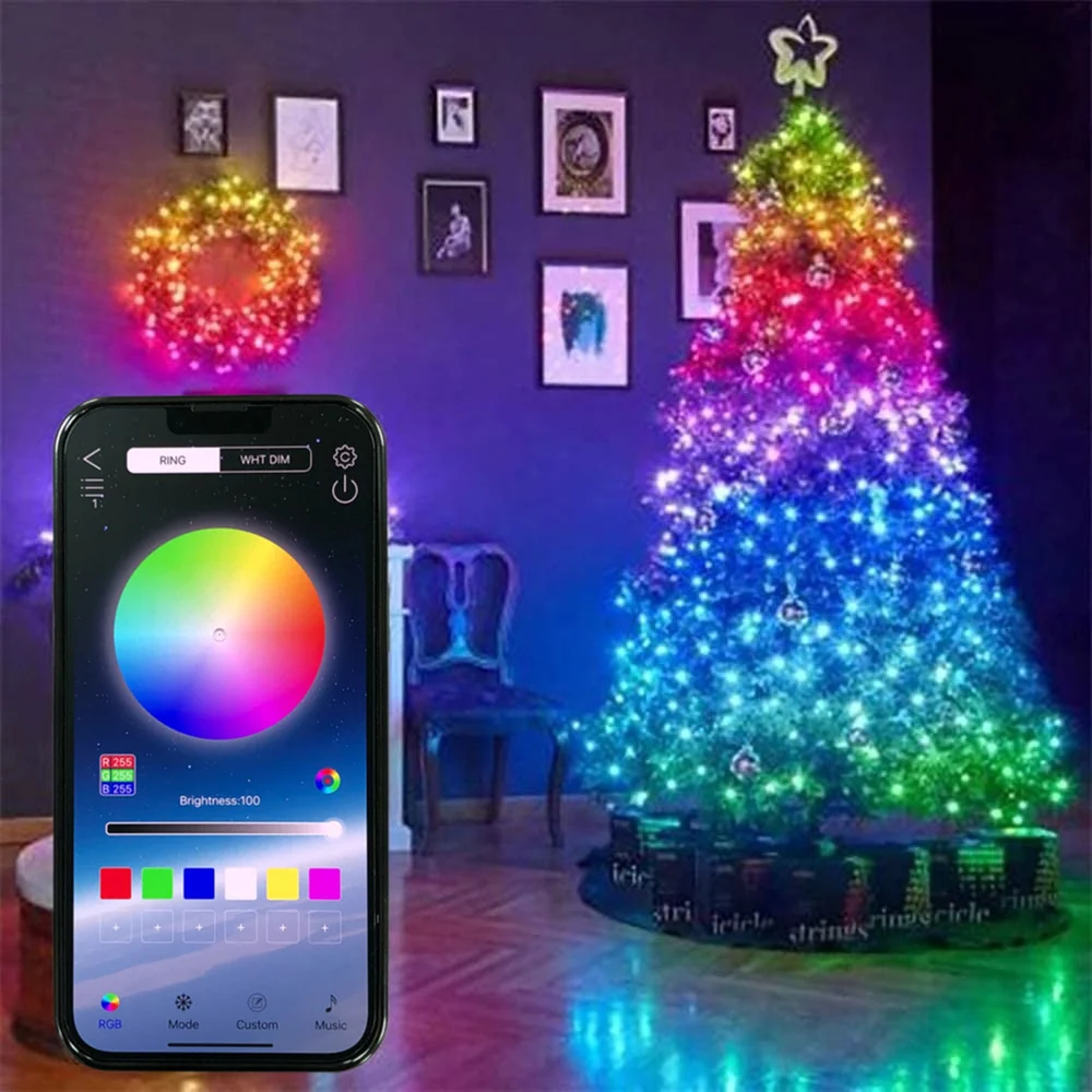 

Светодиодная гирлянда с медным проводом, 10/20/30 м