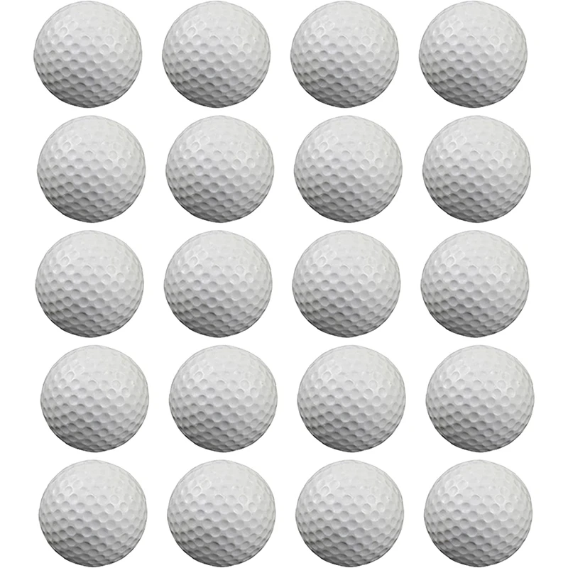 

20 Pcs Air Golf Practice Balls,Foam Ball,Golf Training Indoor And Outdoor, For Backyard Hitting Mat