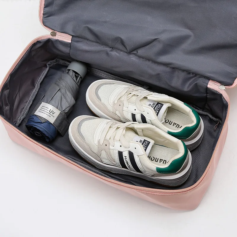 Portable Large Capacity Storage Travel Shoulder Bags Folding Tote Luggage BagOxford Cloth Waterproof Sports Gym Yoga Handbag