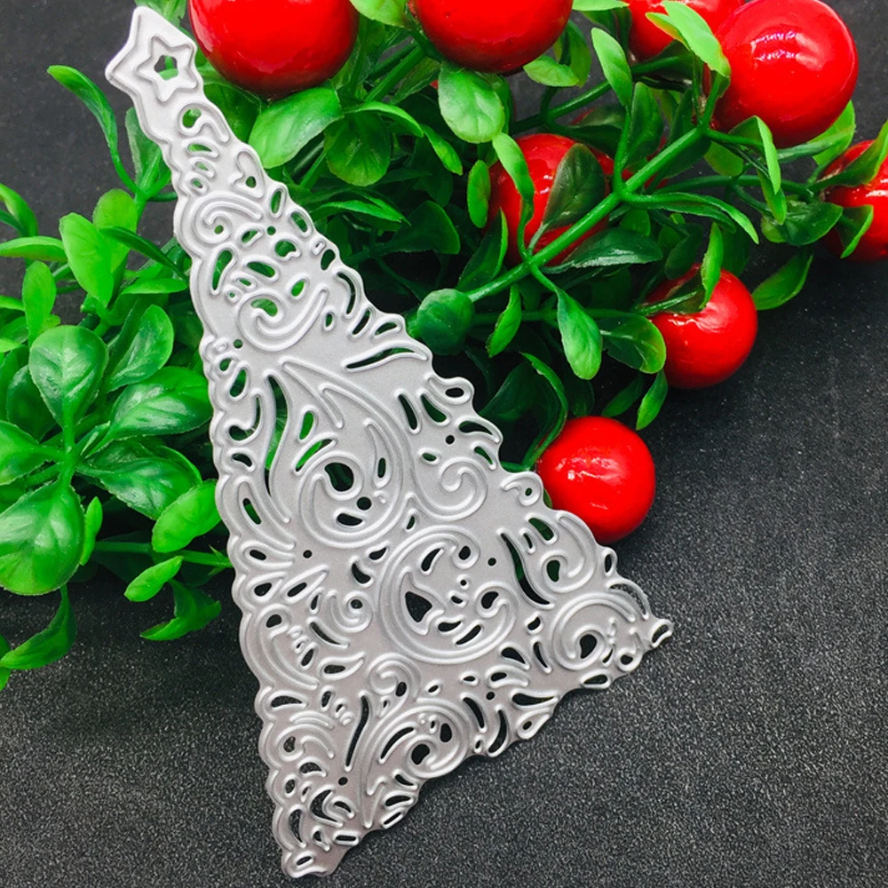 

Christmas Tree Metal Cutting Die Embossing Die Template DIY Scrapbook Paper Card Embossing Background Scrapbook Greeting Card