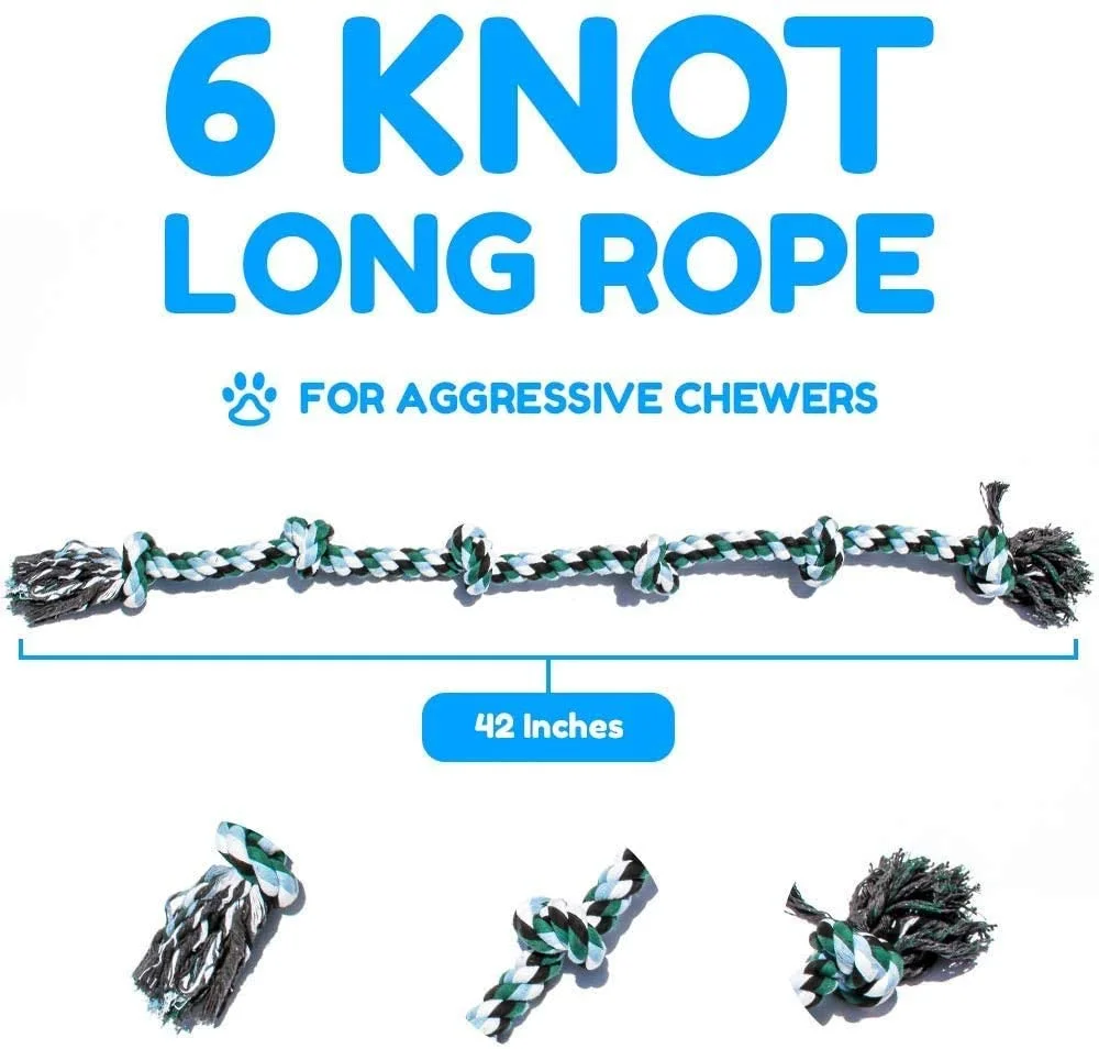 

Dog Large And Toy Long Giant Extra Dog Large For 6 Rope Knot Aggressive Toy Breeds For Dogs-indestructible Chewers