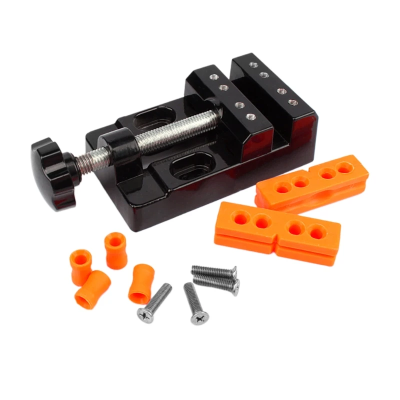 

DIY Sculpture Craft Carving Tool Universal Jaw Bench Clamp Mini Drill Press Table Vise Fixing Small Parts Jewelry Watch