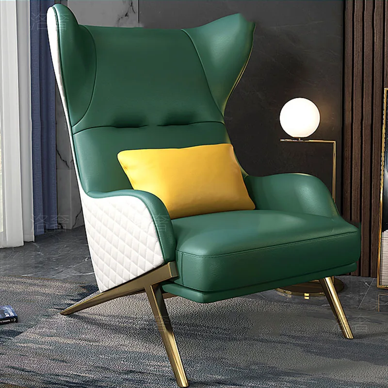 

Bedrooms Modern Living Room Chairs Nordic Green Luxury Chairs Living Room Leather Green Yellow Gold Vintage Sofas Para Sala Home