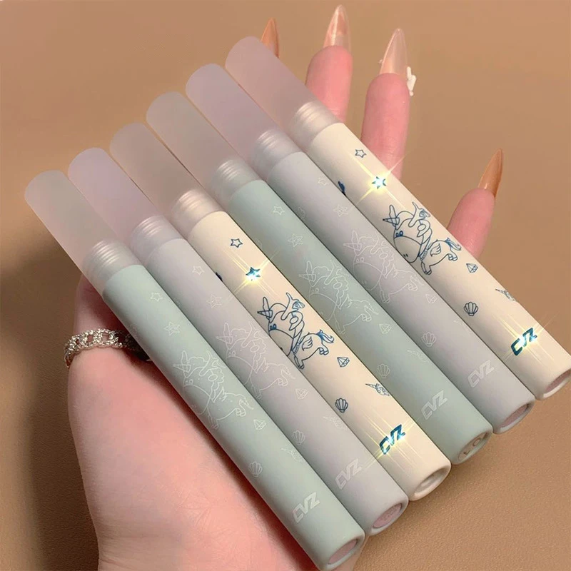 

HEALLOR Mud Milk Tea Lip Gloss 6 Color Matte Liquid Lipstick Makeup Soft Lasting Waterproof Korean Cosmetics Maquillaje New