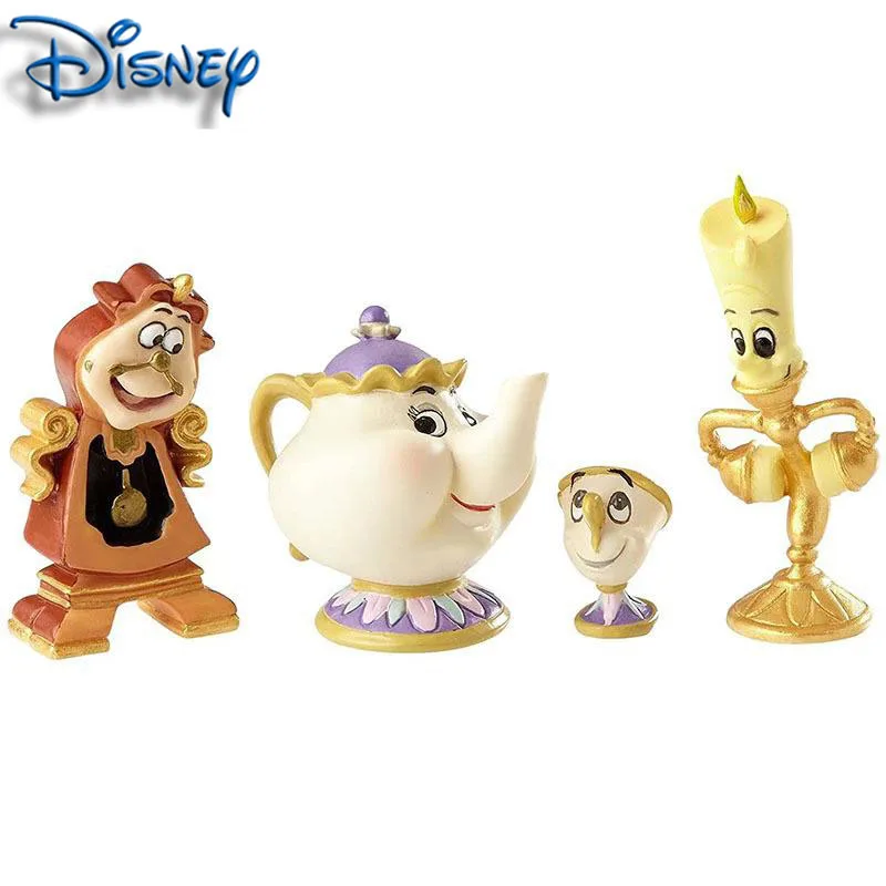 

24cm Disney Action Figure Beauty And The Beast Cogsworth Mr Clock Figurine Collection Decoration Toys Pvc Model Christmas Gifts