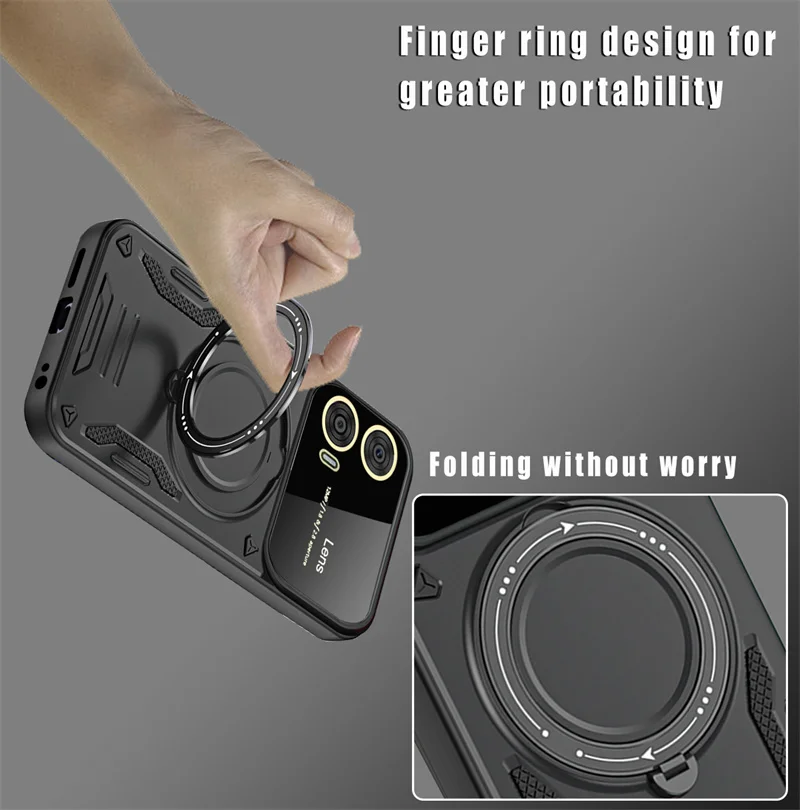 Броня магнитная беспроводная зарядка для Magsafe чехол Motorola Moto G04 G04S G24 G34 G84 E14