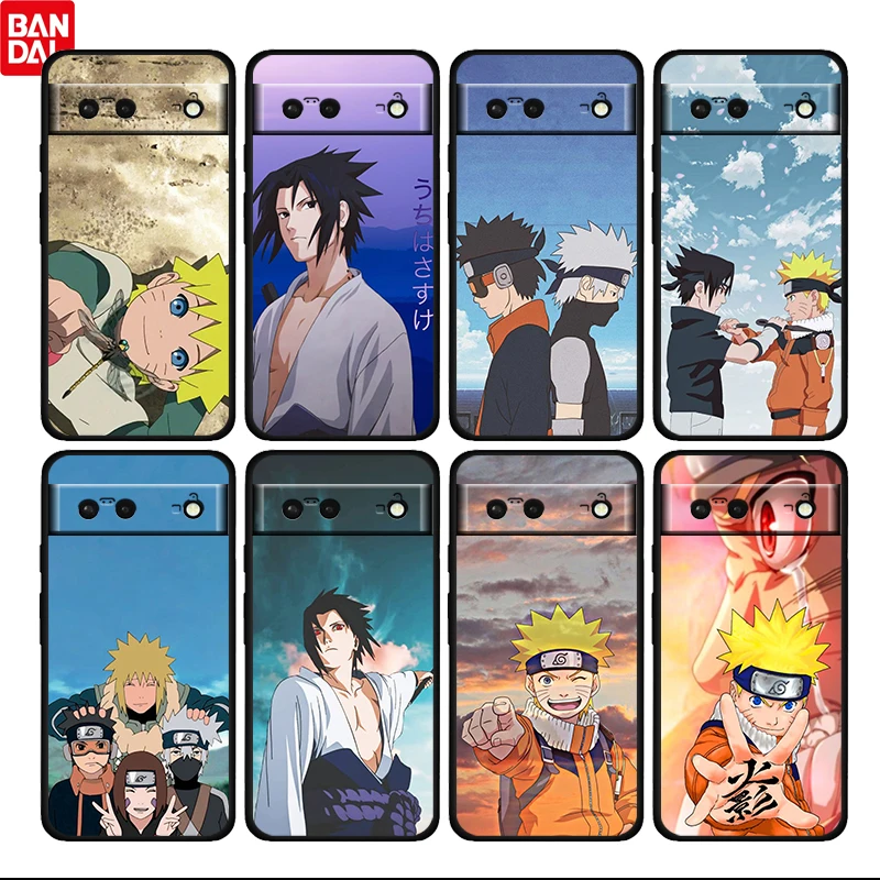 

Japanese Hot Anime Naruto For Google Pixel 6 6a 6Pro 5 5a 4 4a XL 5G TPU Black Soft Phone Case Silicone Cover Fundas Coque Capa