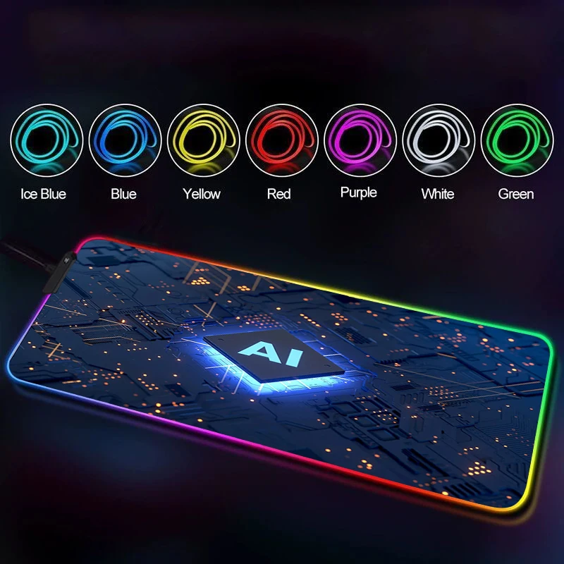 

Big Matrix Computer Mouse Pad Pc Gamer Rgb Cheapest Stuff Pc Gaming Anime Mat Desktop Table Mat Xxl Large Keyboard Mousepad
