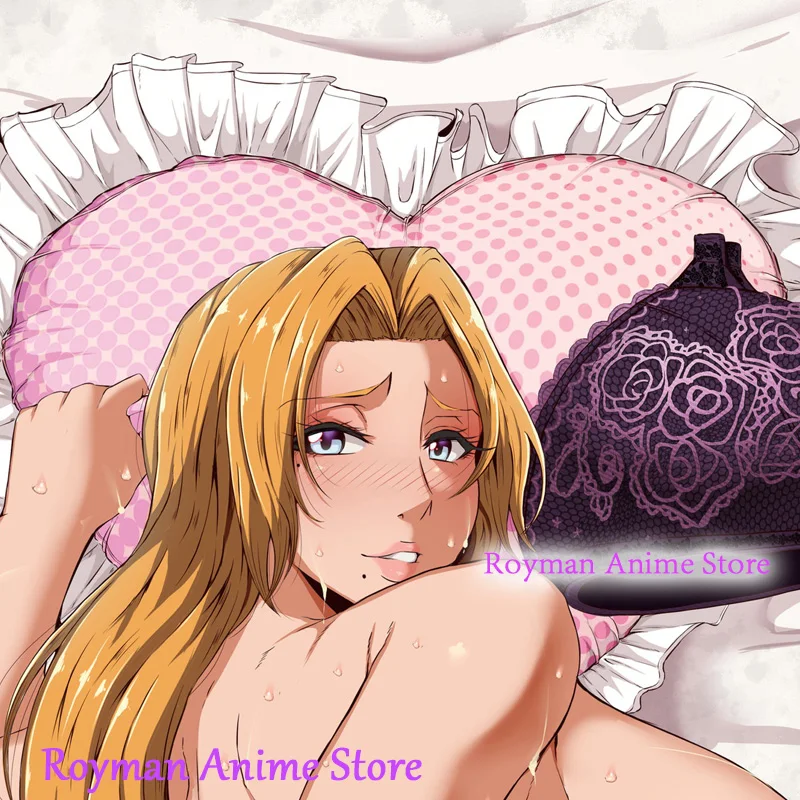 Двусторонняя наволочка для подушки Dakimakura Anime Matsumoto Rangiku отбеливатель с принтом в