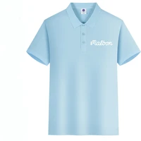 malbon mens golf fashion short sleeved t shirt color cotton polo shirt