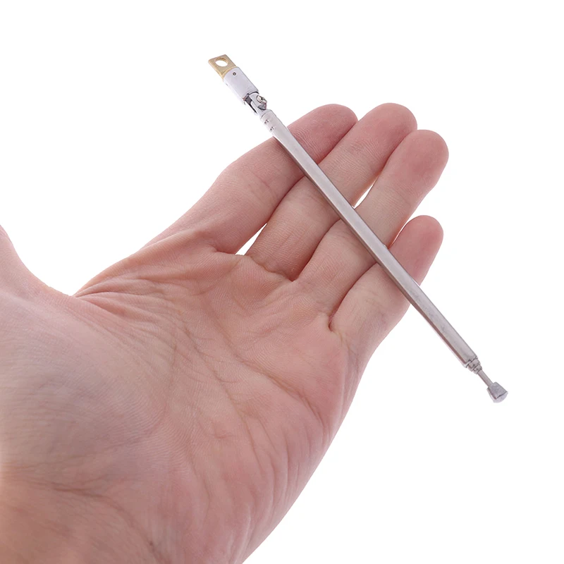 

1 пара 37 см 4 секции телескопическая нержавеющая сталь Am Fm радио универсальная Антенна