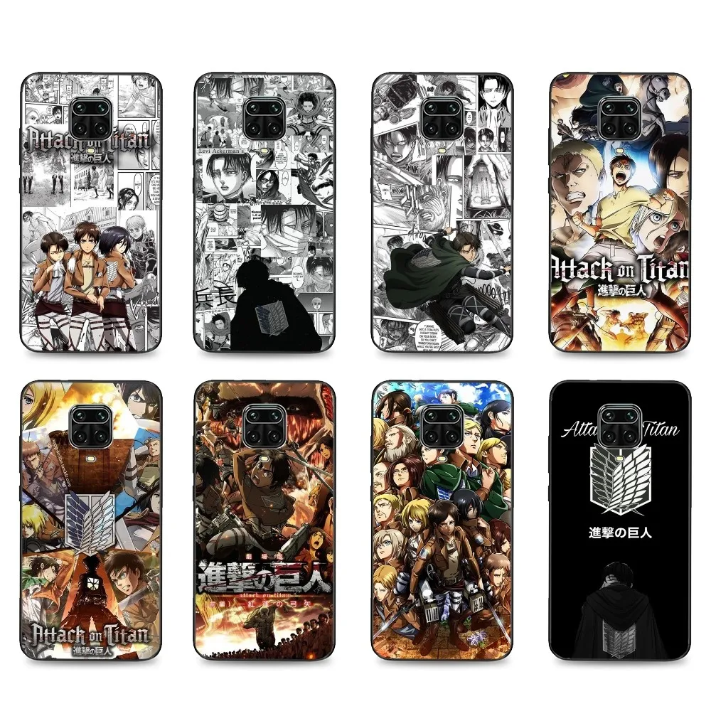 

Japan Anime A-Attack On T-Titan Phone Case For Xiaomi Mi 5X 8 9 10 11 12 lite pro 10T PocoX3pro PocoM3 Note 10 pro lite