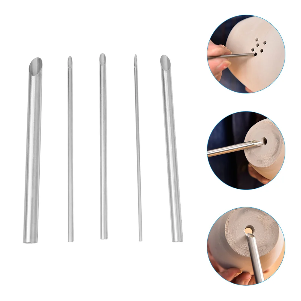5 шт. дырокол металлический керамический круг круглый глиняный инструмент для