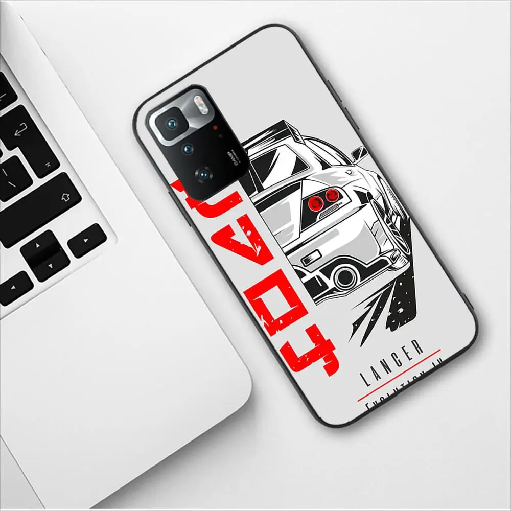 Japan JDM Nissan Sports Car Phone Case For Redmi 9 9A 7A 10 8A 10A 8 Note 11 10S 7 11S Plus POCO X3 Pro Luxury New Fashion Cover