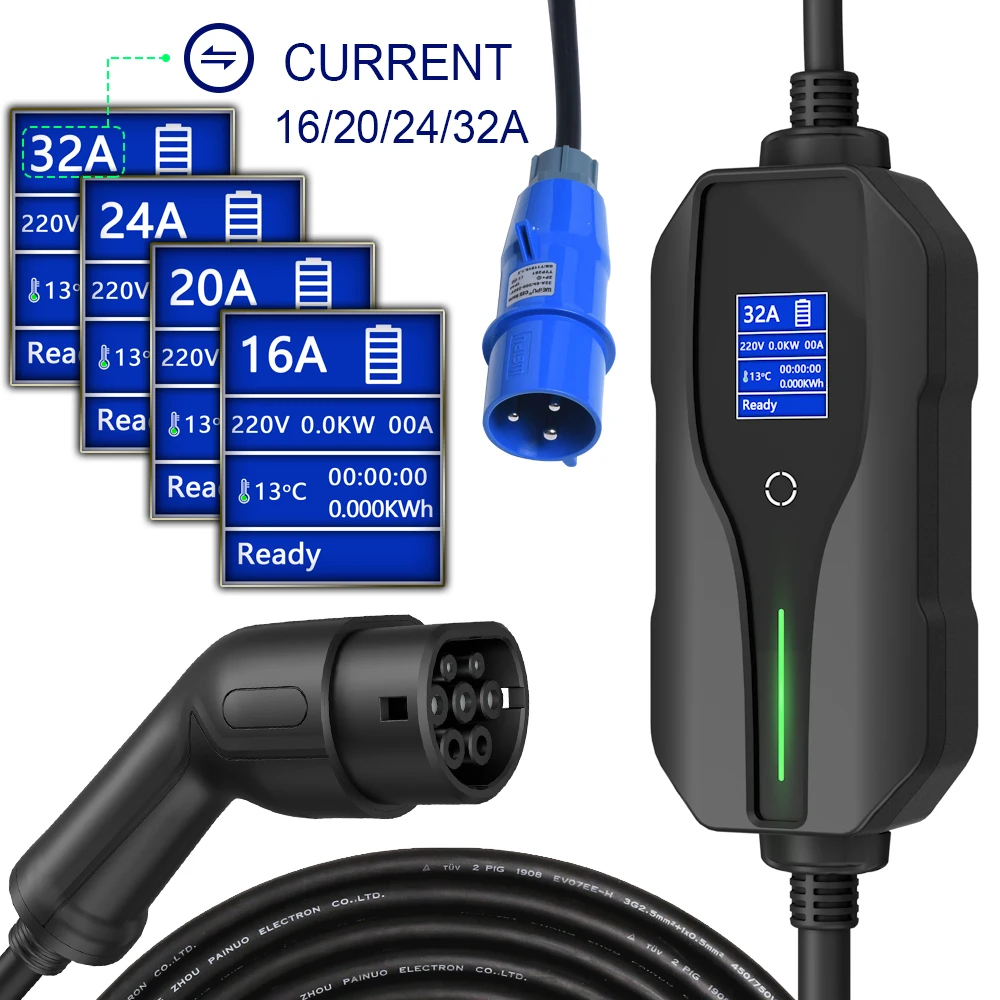 Teschev 7KW EV Charger 32A Typ	