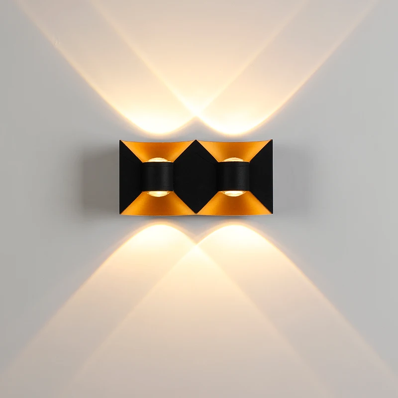 

LED Wall Lamp Outdoor Waterproof Garden Decoration Lighting Aluminum AC85-265V for Indoor Bedroom Living Room Stairs Wall Light