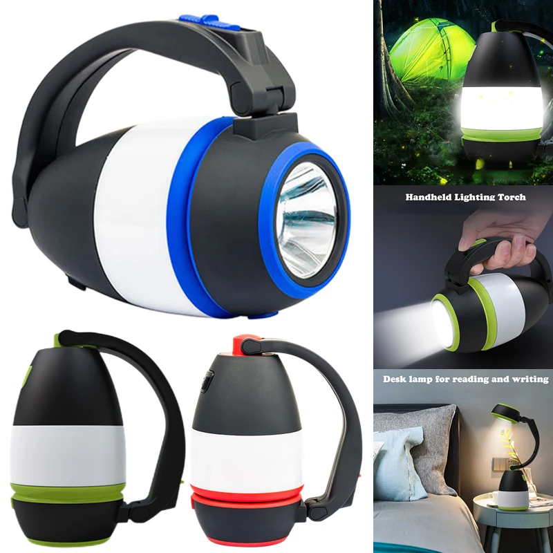 

3 в 1, светодиодный светильник для кемпинга, с зарядкой от USB