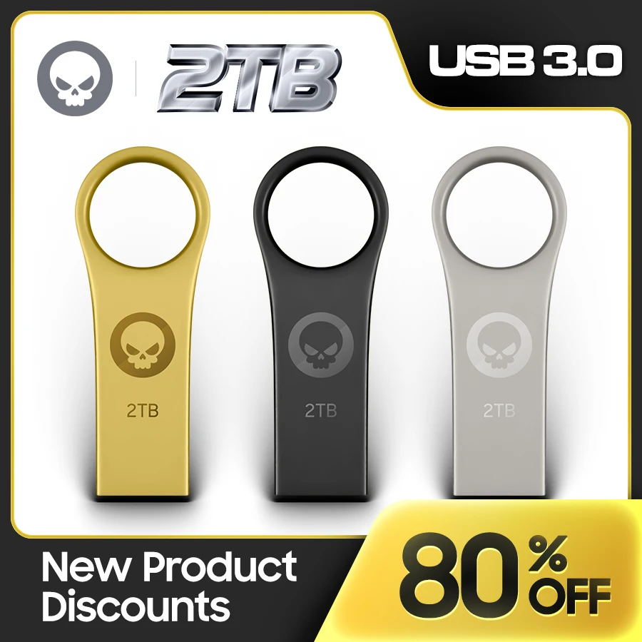 

High Speed USB 1TB Flash Disk Stick Metal USB 3.0 Pen Drive 2TB USB Flash Drives 2TB TYPE C Pendrive For Android Micro/PC/Car/TV