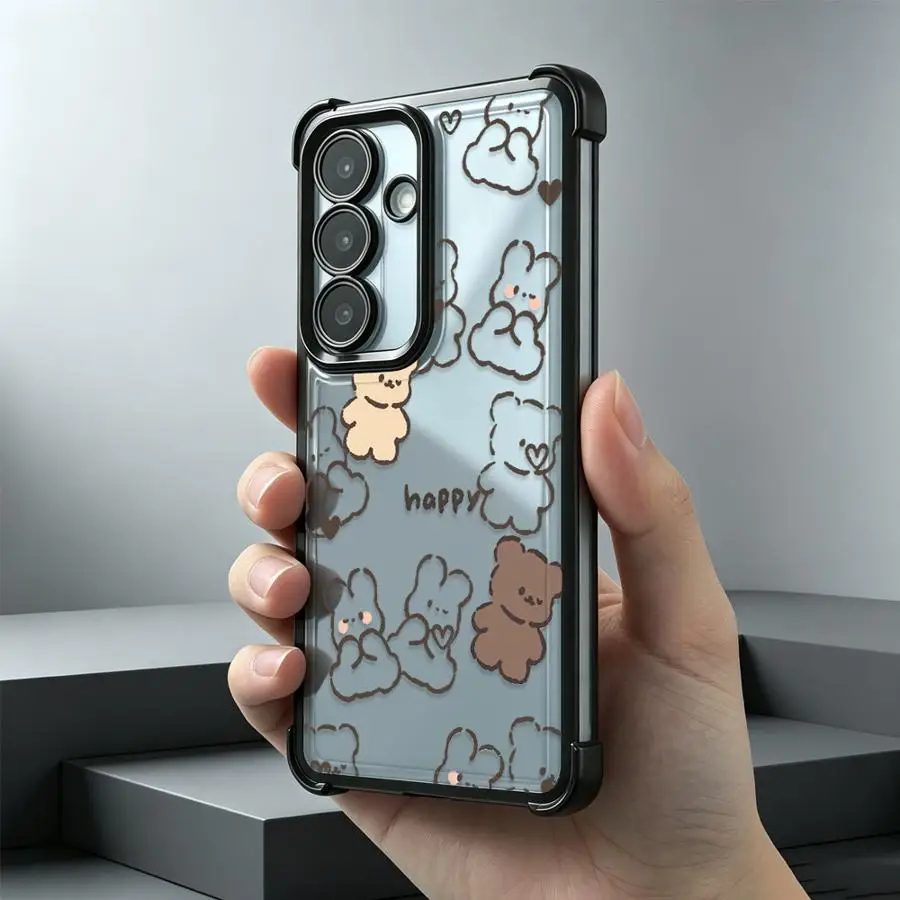 Фото Чехол для телефона Samsung Galaxy A23 A51 A16 A06 A73 A13 A54 A34 A24 A52 A14 A04 A07 A53 A12 A03 A15 A05 A33 A50 с изображением медведя №4