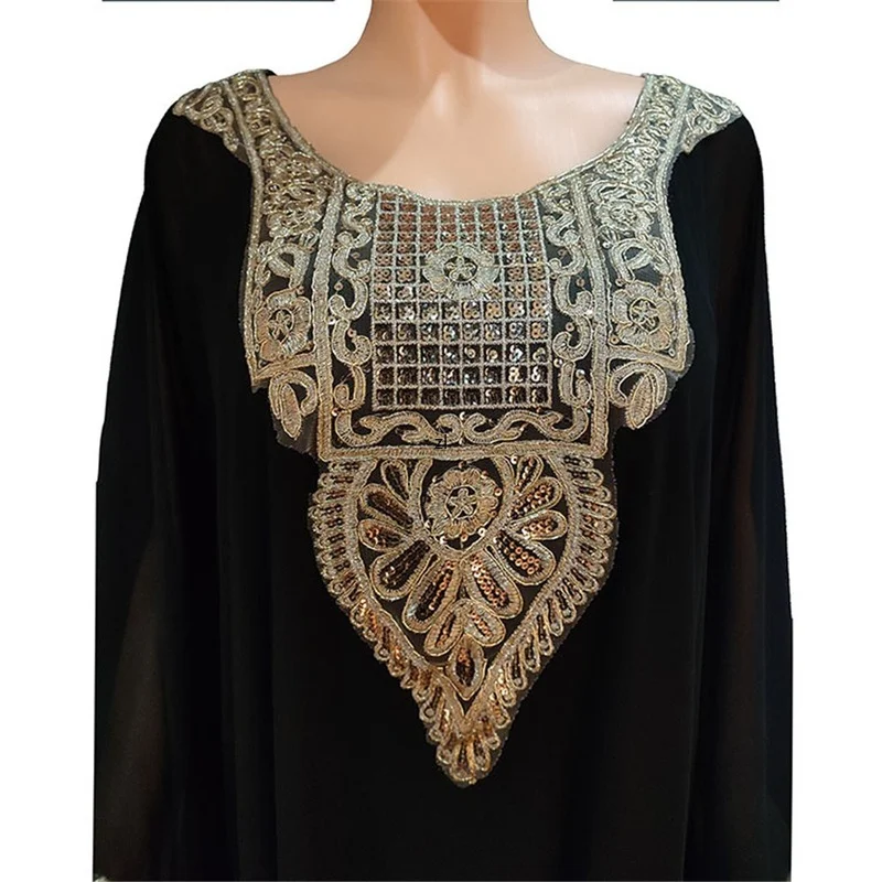 Eid Mubarak Abaya Dubai Turkey Muslim Chiffon Dress Loose Plus Size Boubou Caftan Marocain Djellaba Femme Vestido Arabe Mujer